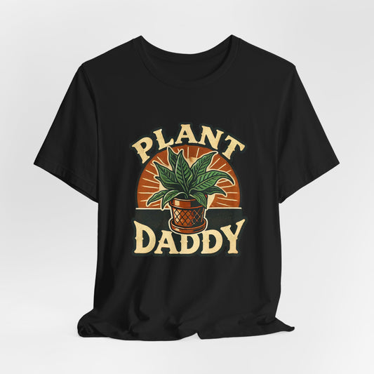 Plant Daddy Graphic T-Shirt – Vintage Houseplant Lover Tee for Men