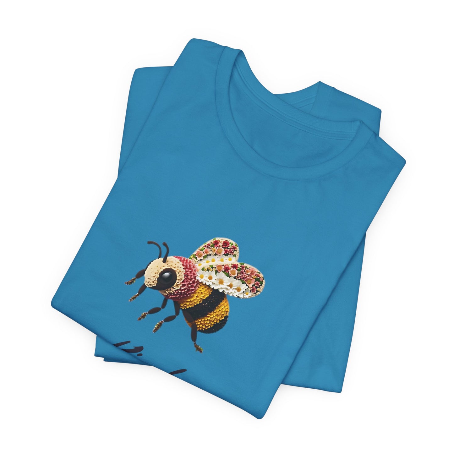 Bee Kind Stunning Floral Bumblebee T-Shirt