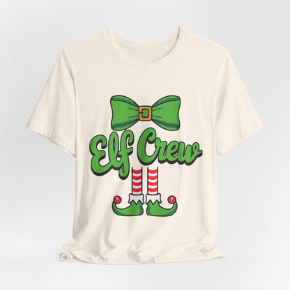 Elf Crew Christmas T-Shirt - Fun Holiday Family Matching Outfit