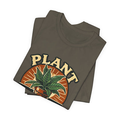 Plant Daddy Graphic T-Shirt – Vintage Houseplant Lover Tee for Men