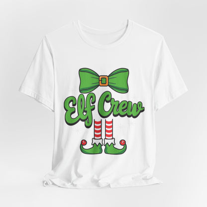 Elf Crew Christmas T-Shirt - Fun Holiday Family Matching Outfit