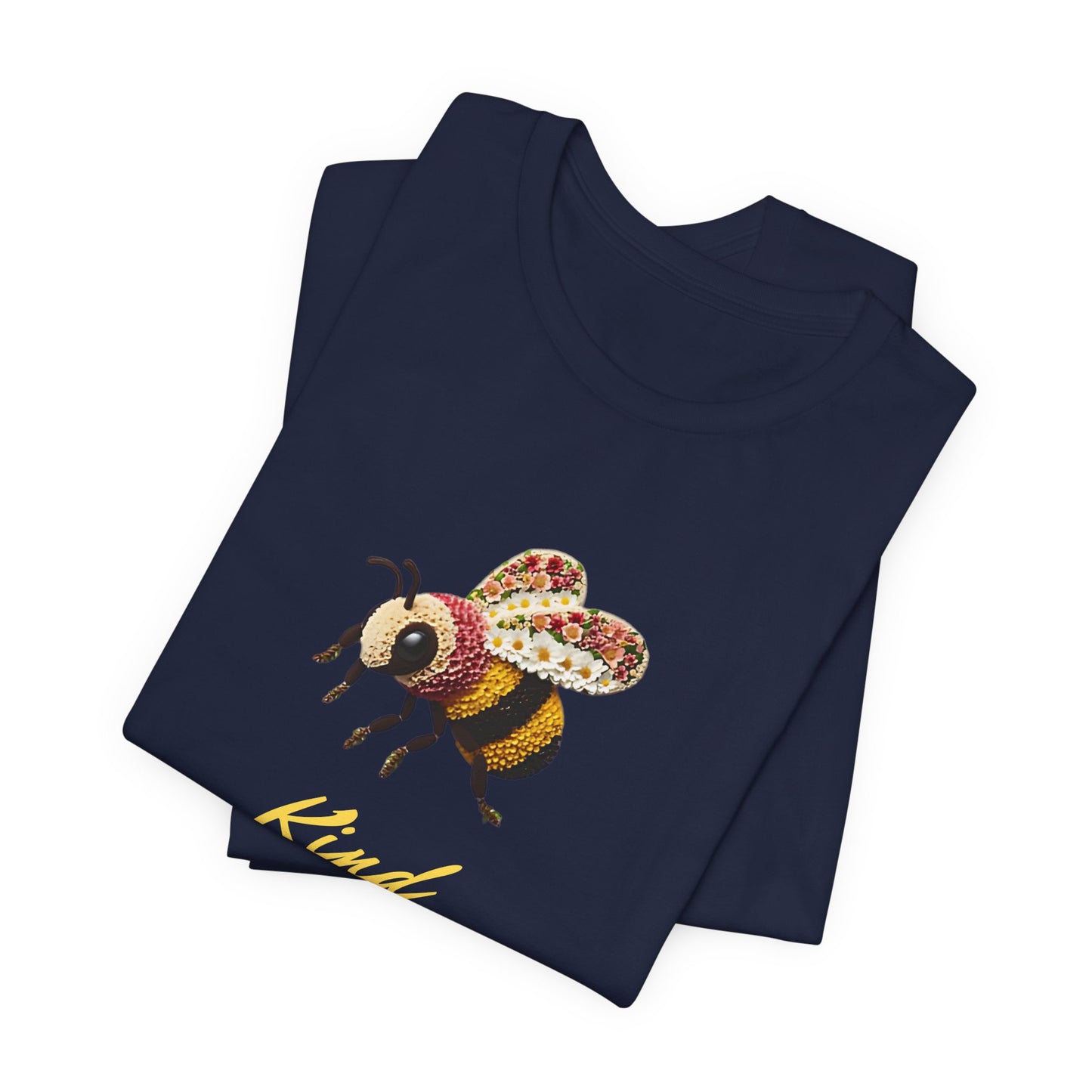 Bee Kind Stunning Floral Bumblebee T-Shirt