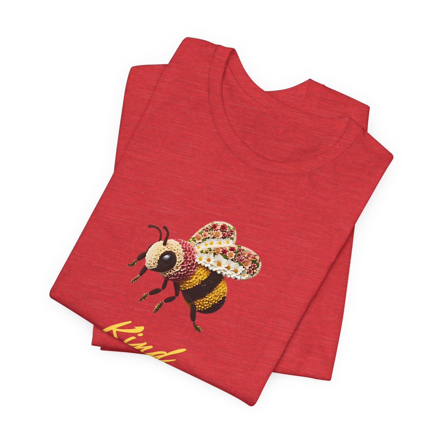 Bee Kind Stunning Floral Bumblebee T-Shirt