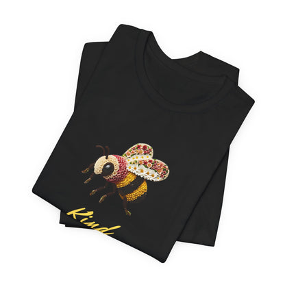 Bee Kind Stunning Floral Bumblebee T-Shirt