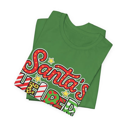 Santa's Helper Christmas T-Shirt – Festive Holiday Elf Design for Christmas Cheer