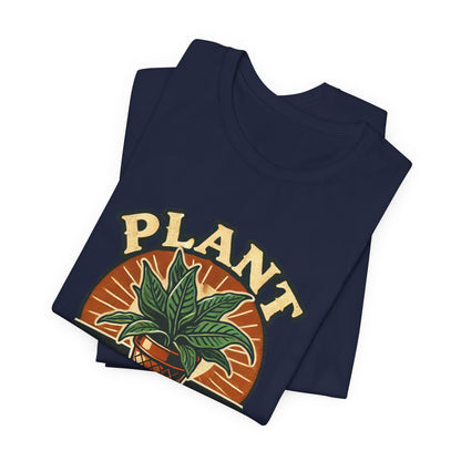 Plant Daddy Graphic T-Shirt – Vintage Houseplant Lover Tee for Men