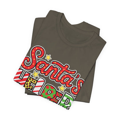 Santa's Helper Christmas T-Shirt – Festive Holiday Elf Design for Christmas Cheer