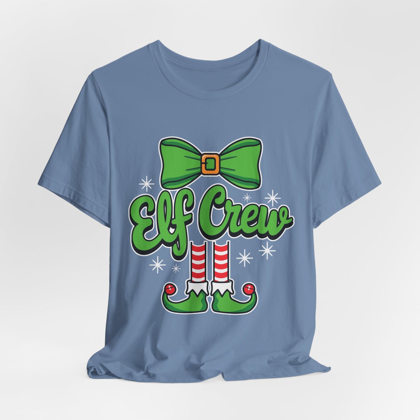 Elf Crew Christmas T-Shirt - Fun Holiday Family Matching Outfit