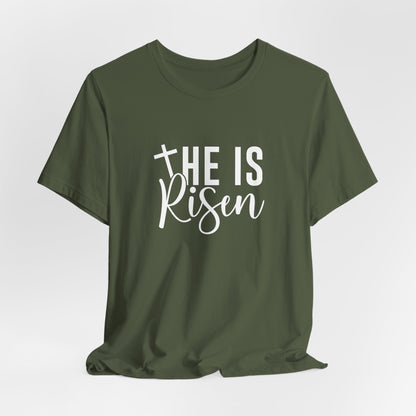 Faithful 'He Is Risen' Bible Verse T-Shirt - Christian Resurrection Apparel for Inspiration