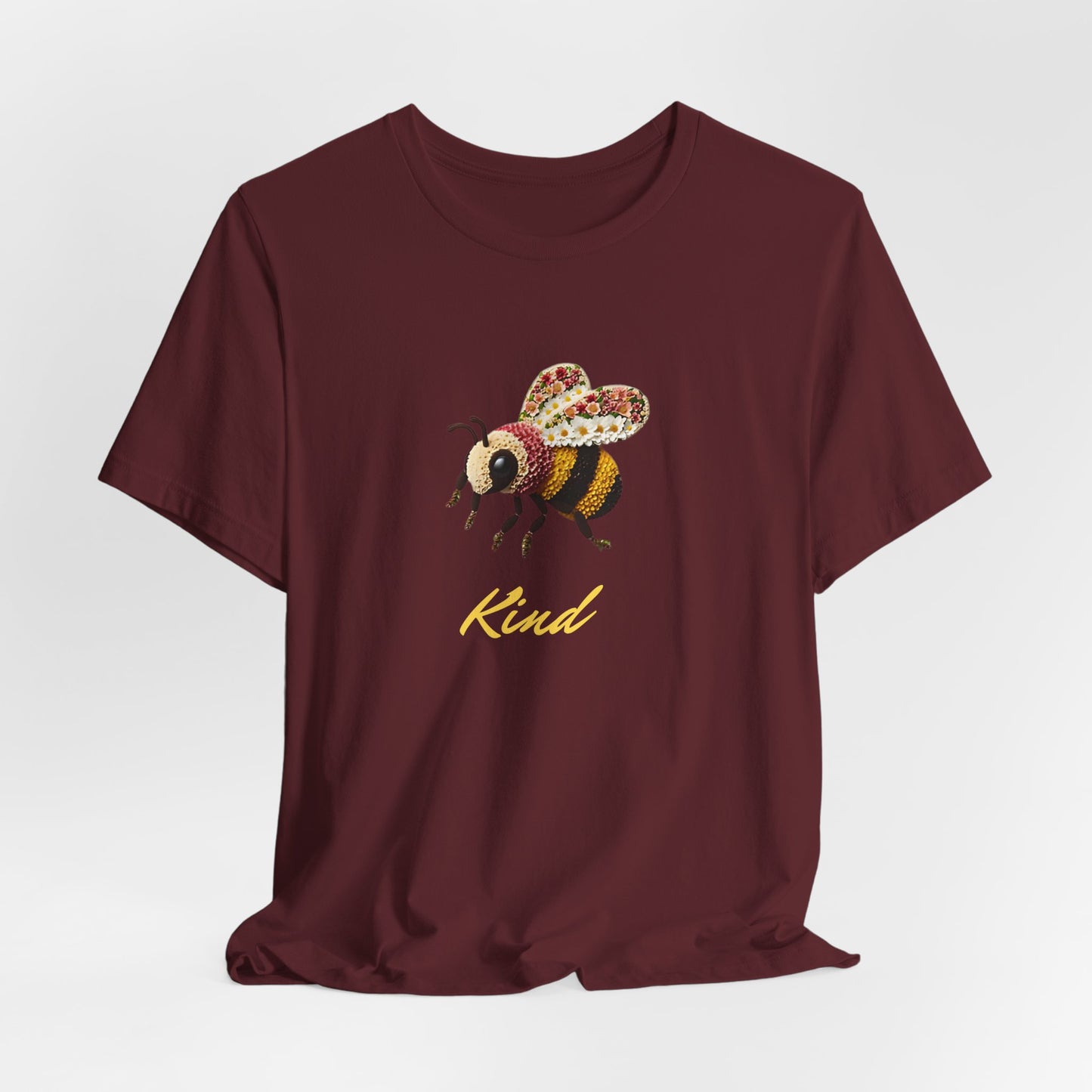 Bee Kind Stunning Floral Bumblebee T-Shirt