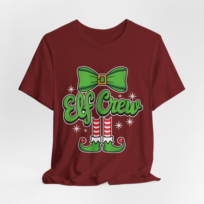 Elf Crew Christmas T-Shirt - Fun Holiday Family Matching Outfit