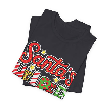 Santa's Helper Christmas T-Shirt – Festive Holiday Elf Design for Christmas Cheer