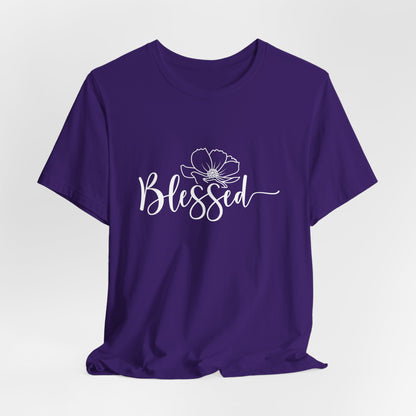 Blessed Themed T-Shirt - Faith-Inspired Christian Apparel for Men & Women