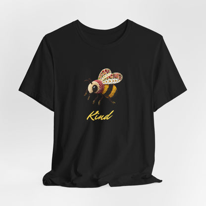 Bee Kind Stunning Floral Bumblebee T-Shirt