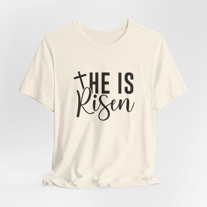 Faithful 'He Is Risen' Bible Verse T-Shirt - Christian Resurrection Apparel for Inspiration