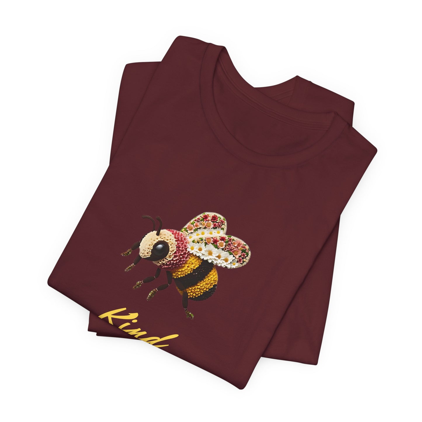 Bee Kind Stunning Floral Bumblebee T-Shirt