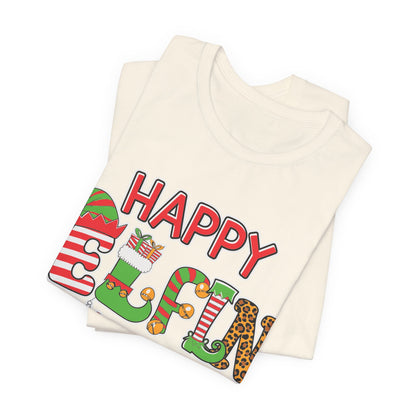 Happy Elfin Holidays Christmas T-Shirt - Fun Festive Elf Holiday Tee