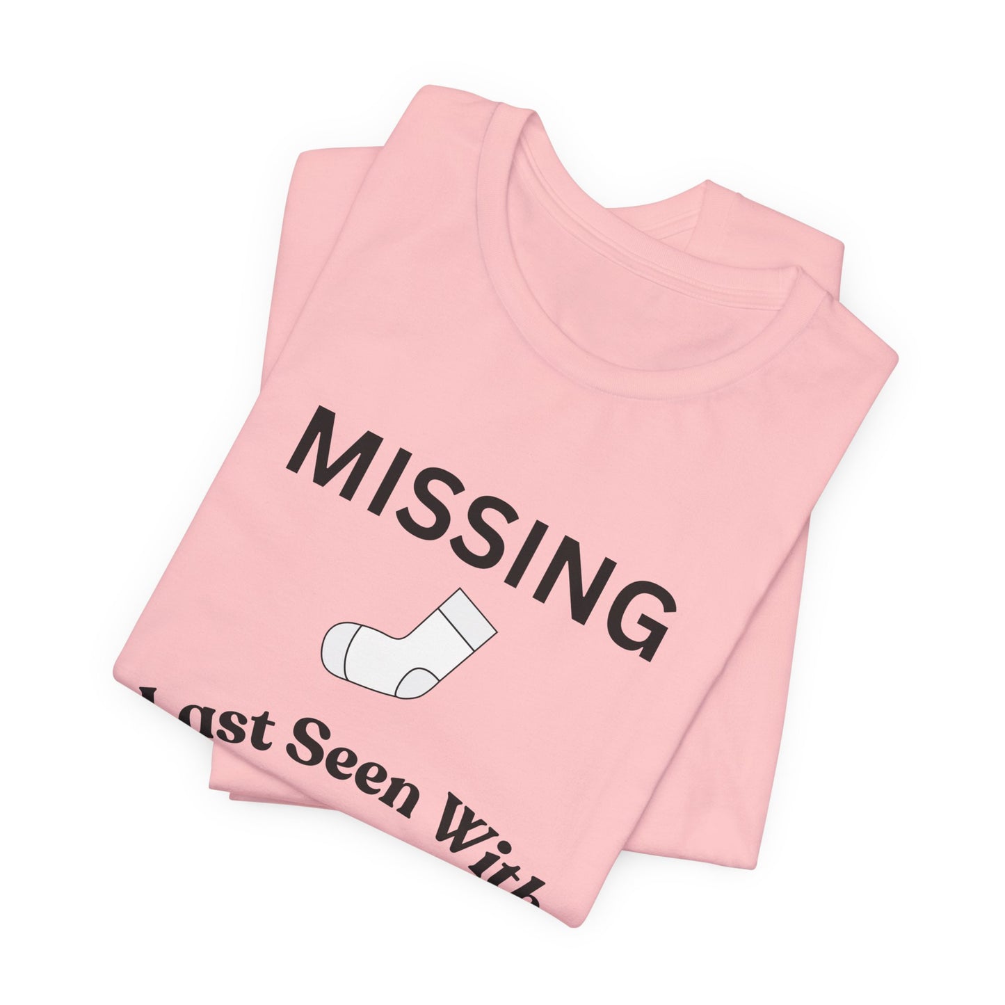 Missing Sock Humor Laundry T-Shirt