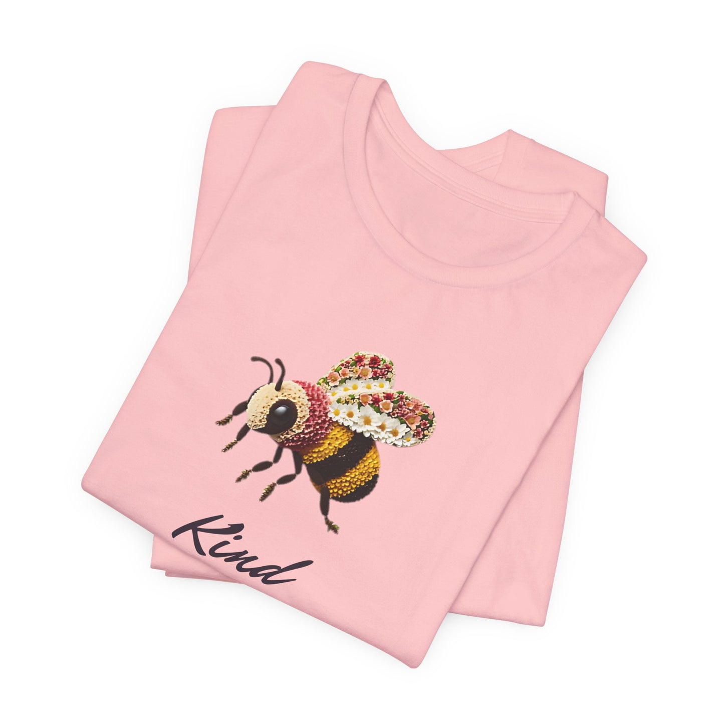 Bee Kind Stunning Floral Bumblebee T-Shirt