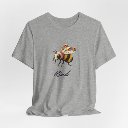 Bee Kind Stunning Floral Bumblebee T-Shirt