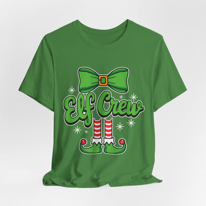 Elf Crew Christmas T-Shirt - Fun Holiday Family Matching Outfit