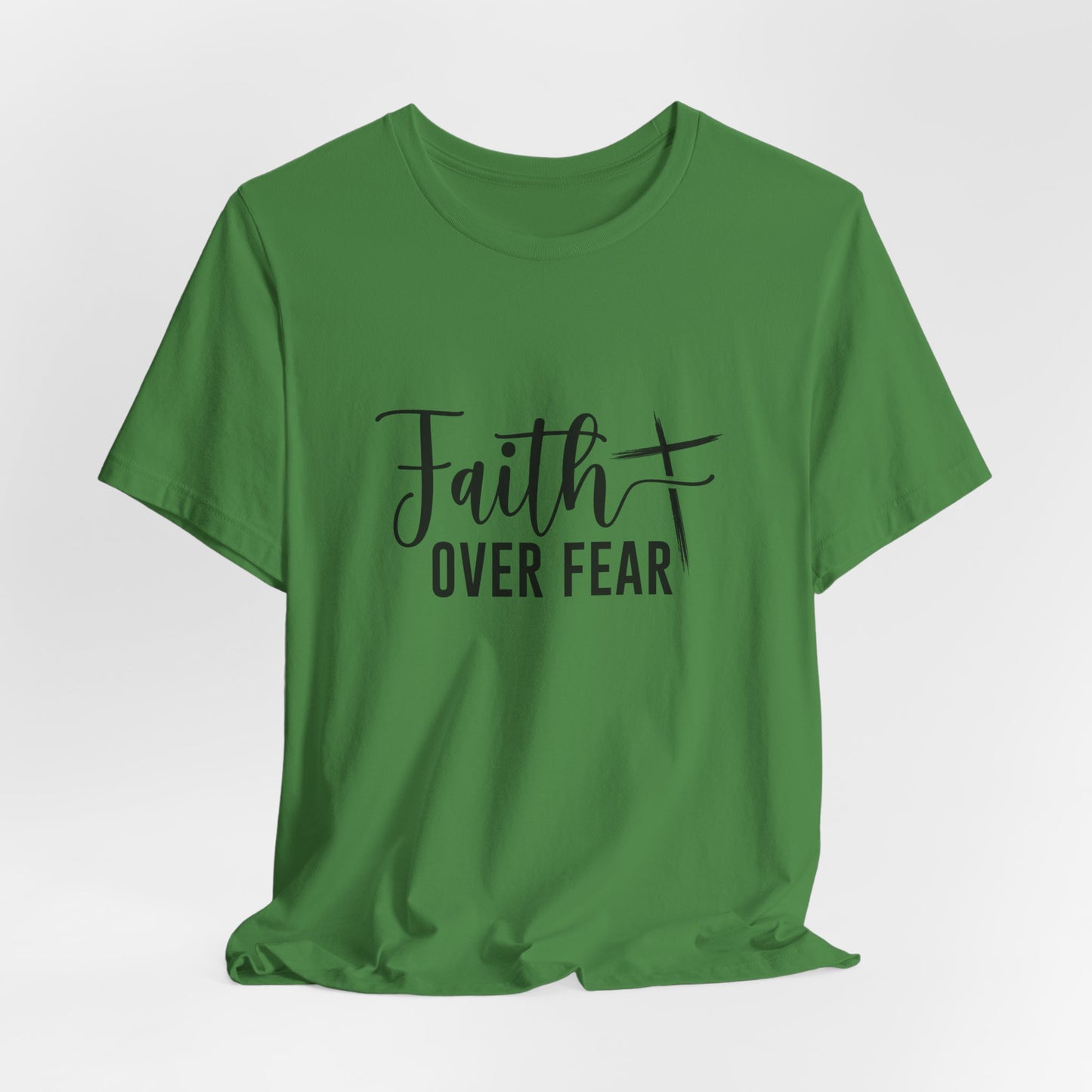 Faith Over Fear Bible Verse T-Shirt – Inspirational Christian Apparel for Men & Women