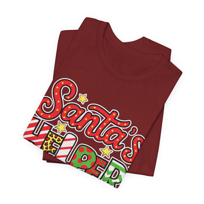 Santa's Helper Christmas T-Shirt – Festive Holiday Elf Design for Christmas Cheer