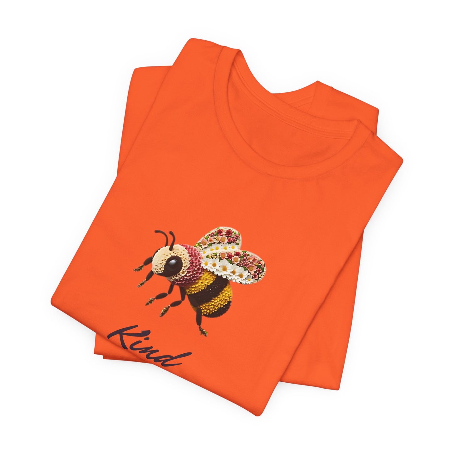 Bee Kind Stunning Floral Bumblebee T-Shirt